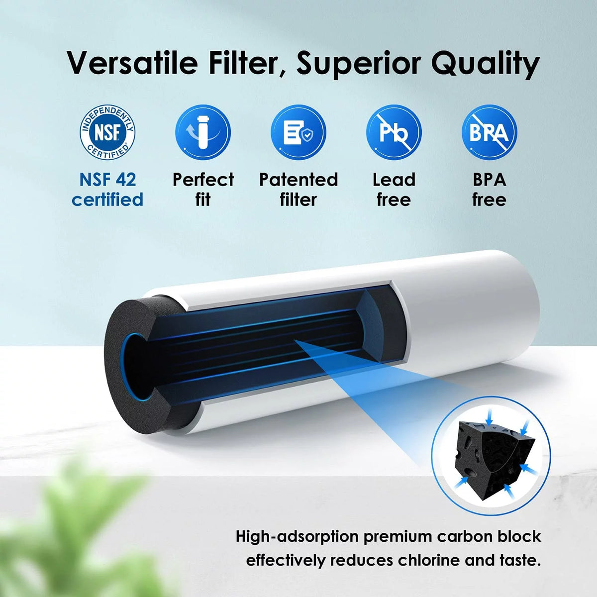Refrigerator Water Filter, 2 Filters G71255