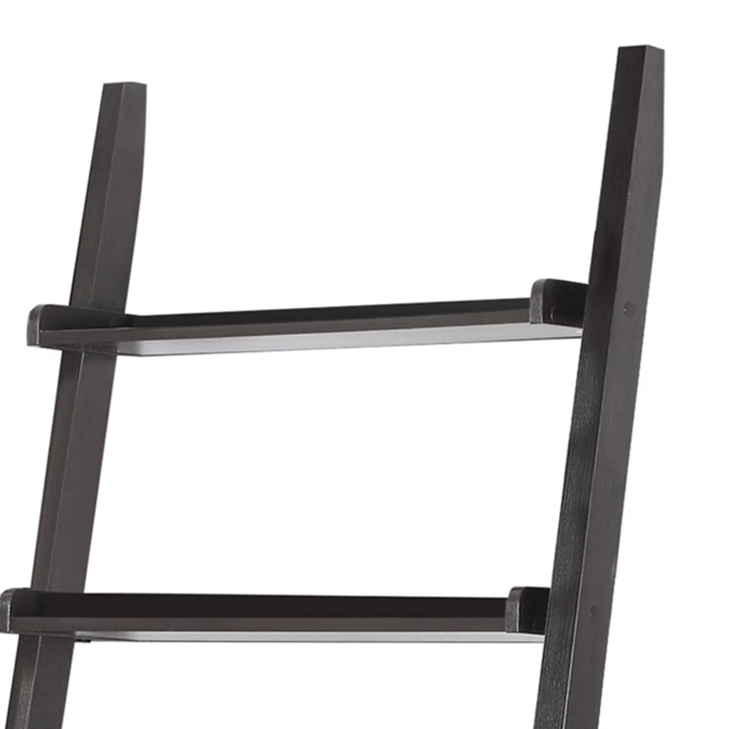 29.5" Cappuccino Wood Ladder Desk with 1 Drawer D165168