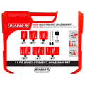 11 Piece Bi Metal Hole Saw Set R700