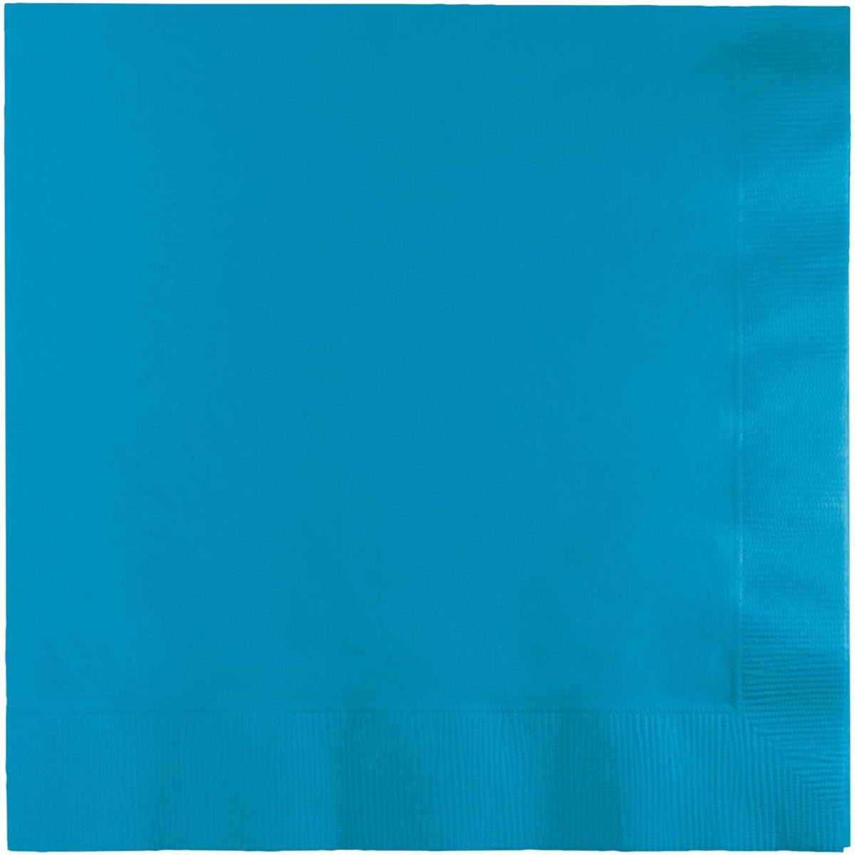 Turquoise Blue Solid 3-Ply Disposable Dinner Napkins F1805