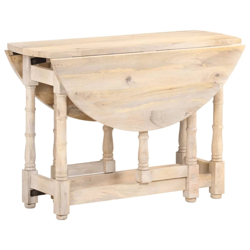 Round Solid Mango Wood Dining Table T16950