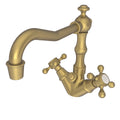 Antique Brass Single Hole Lavatory Faucet M7598