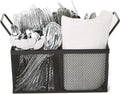 Black Metal Mesh Storage Caddy M76356