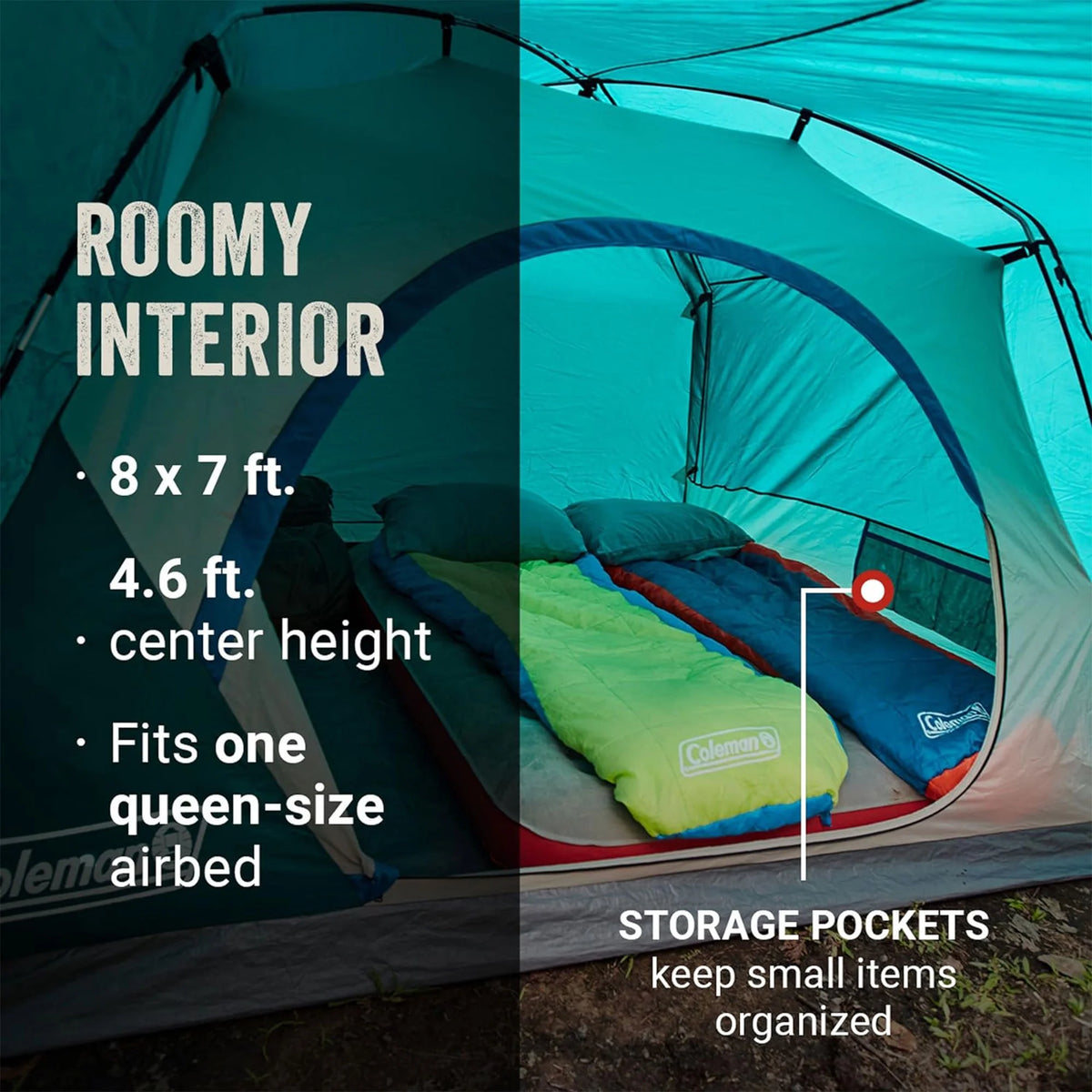 4 Person Camping Tent F665943