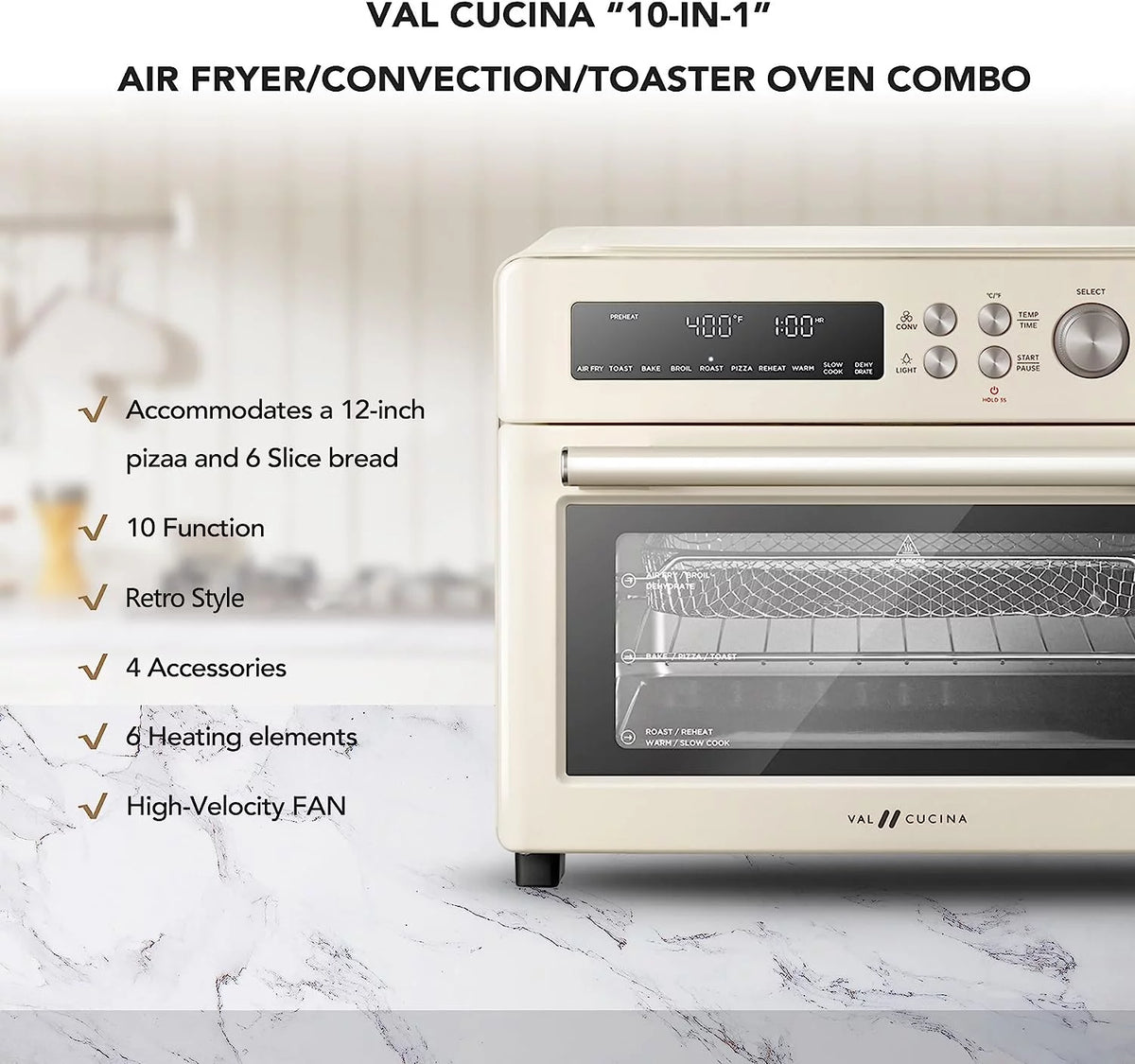 Extra Large 10-in-1 Infrared Convection Toaster Oven I283108