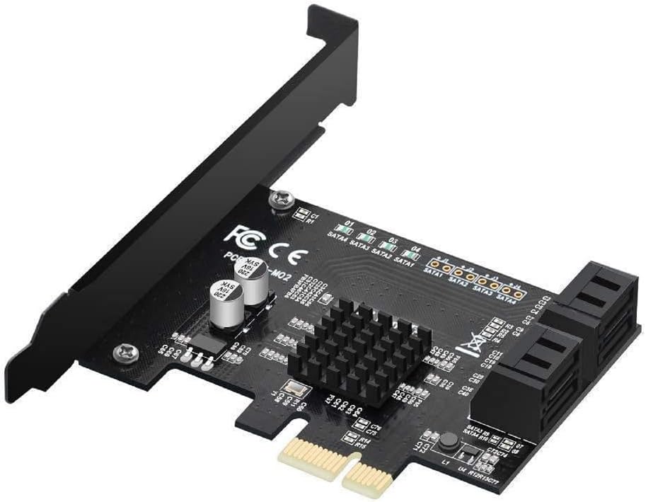 PCIe SATA Card 4 Port Expansion Card A6365