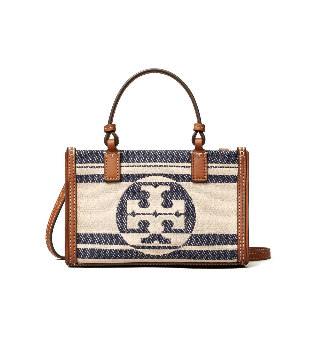 Jacquard Stripe Mini Tote D166