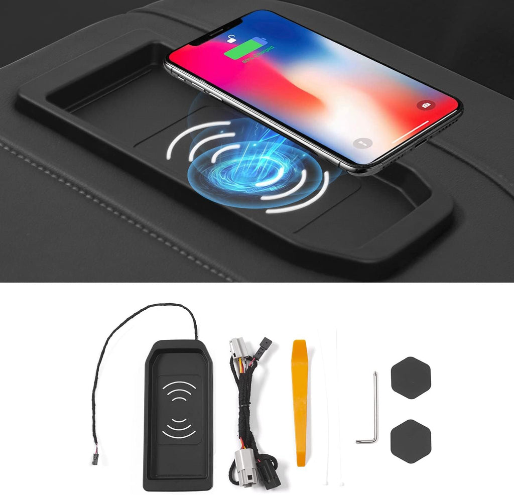 Wireless Charger Tray Center Console 15W Fast Wireless Phone Charging Pad A4579