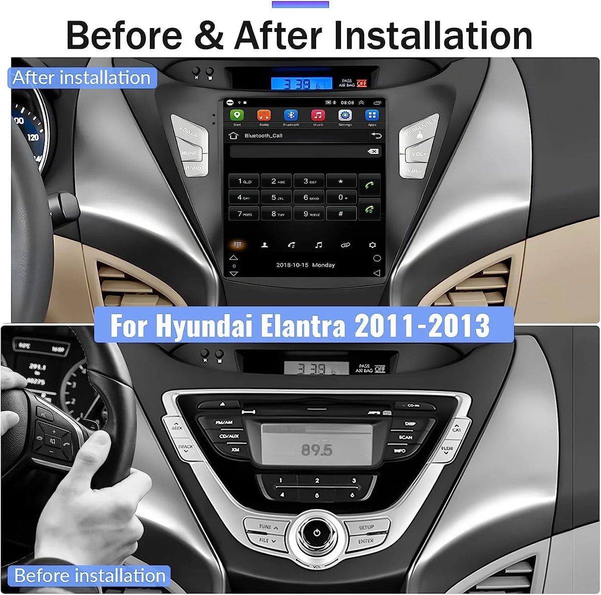 2G+64G 9.7'' Touchscreen Car Stereo Radio with Backup Camera K84276