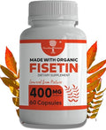 Organic Fisetin Supplement Capsules 400mg B98458