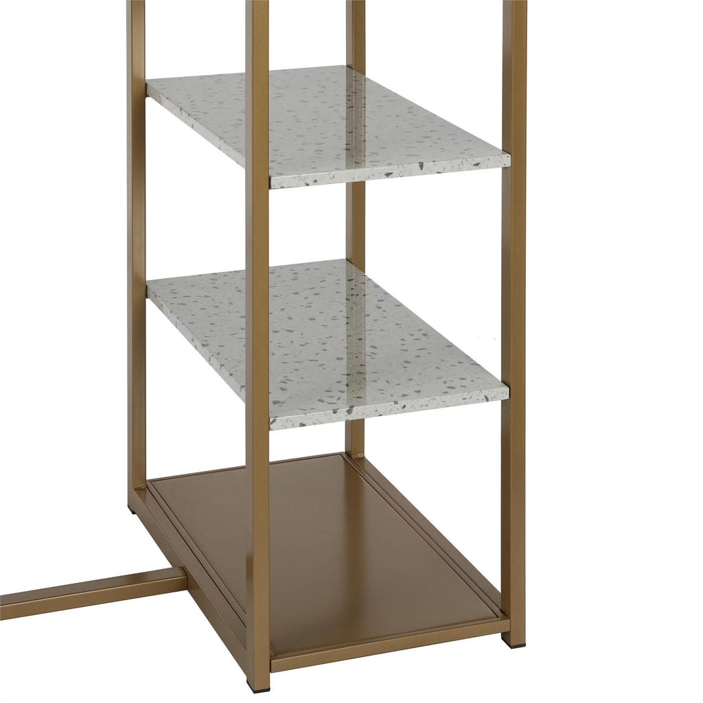 3-Piece Pub Set with Faux Terrazzo Top N265706