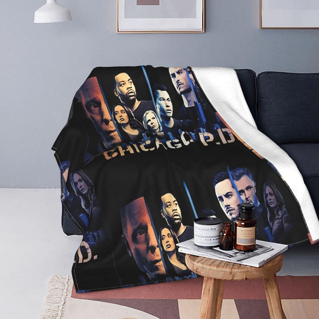 Black Fleece Throw Blanket N4176