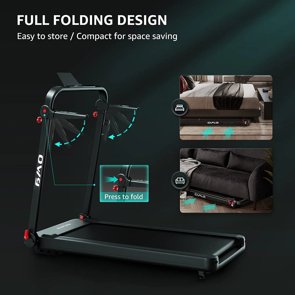 2.5HP Folding Treadmill with LED Display X279