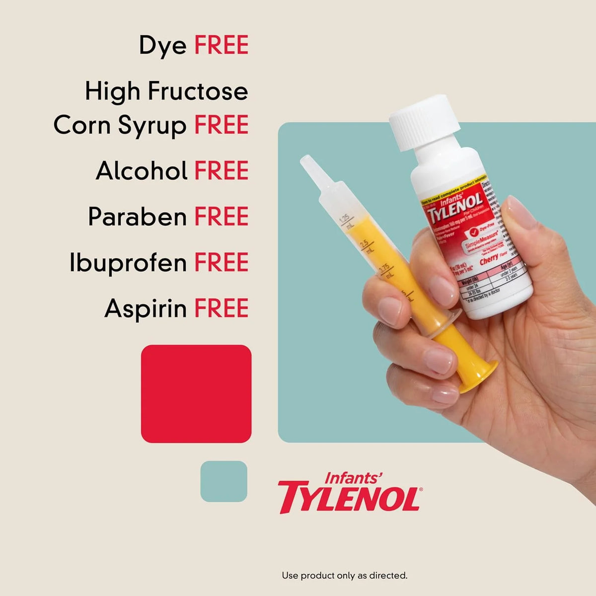 Dye-Free Cherry Acetaminophen Medicine 2 fl. oz N81499