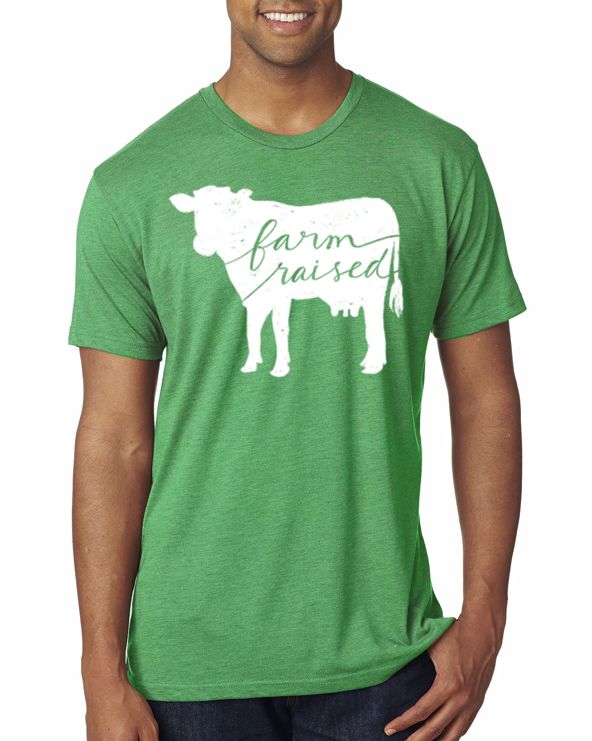 Farm Raised Cow Mens Tri Blend T-Shirt R15479
