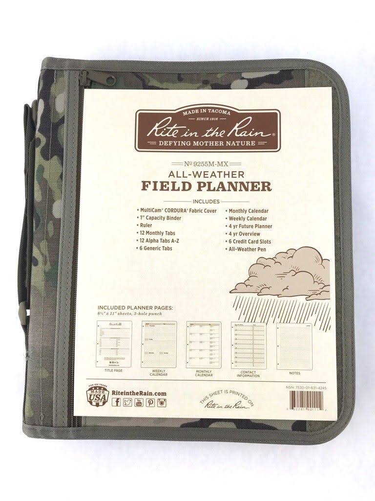 All-Weather Field Planner Complete Kit F43145