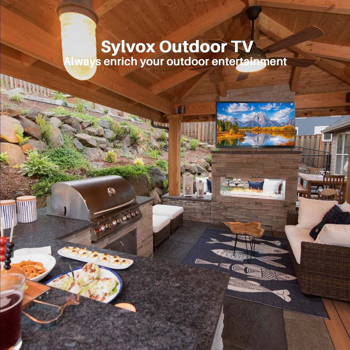 65 inch 4K LED Waterproof Outdoor TV Q4399