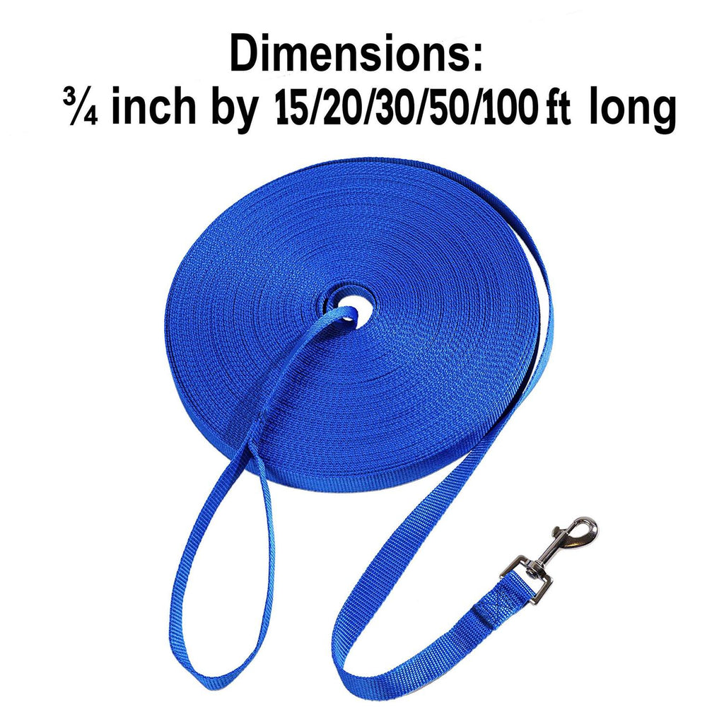 Dog Puppy Training Leash 15ft 20ft 30ft 50ft 100ft N6105