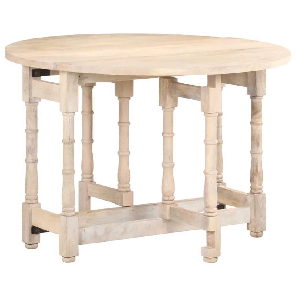 Round Solid Mango Wood Dining Table T16950
