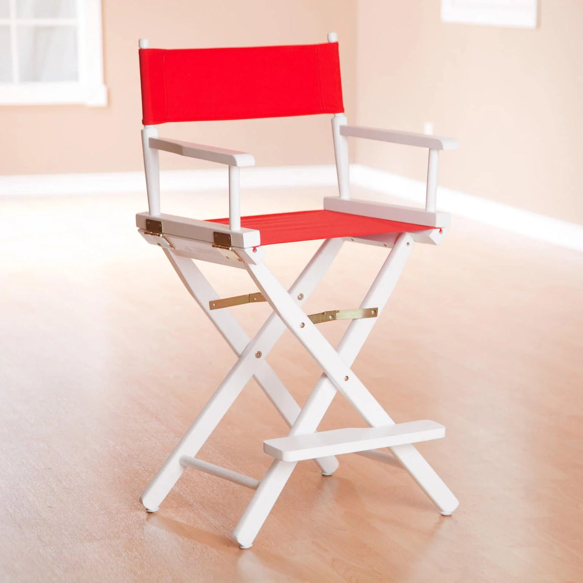 24 Inch Director's Chair Black Frame-Green Canvas V489