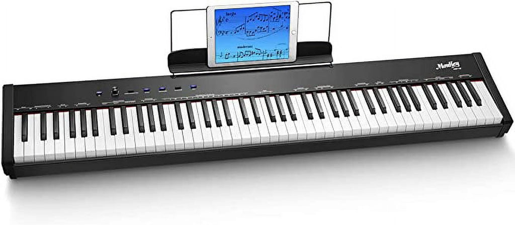 88 Key Full-Size Weighted Electric Piano with Sustain Pedal and Stand B3497