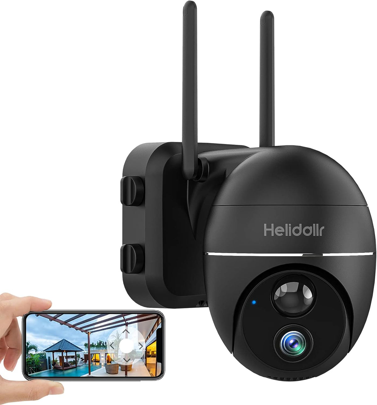 Outdoor Security Camera with Solar Panel O33220