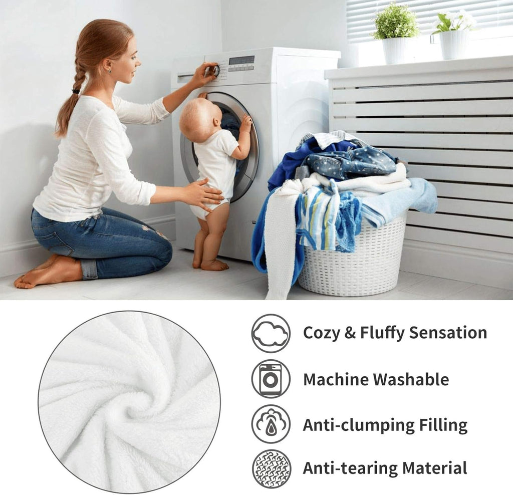 Black Fleece Throw Blanket N4176