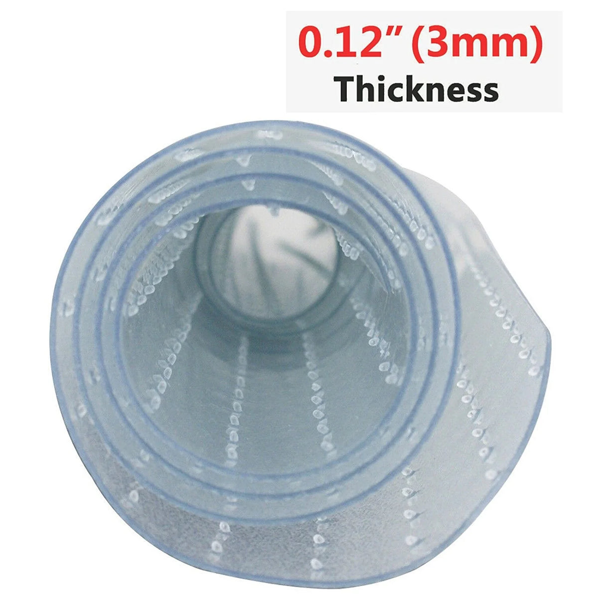 48"x36" Clear Office Chair Mat with Lip M68766