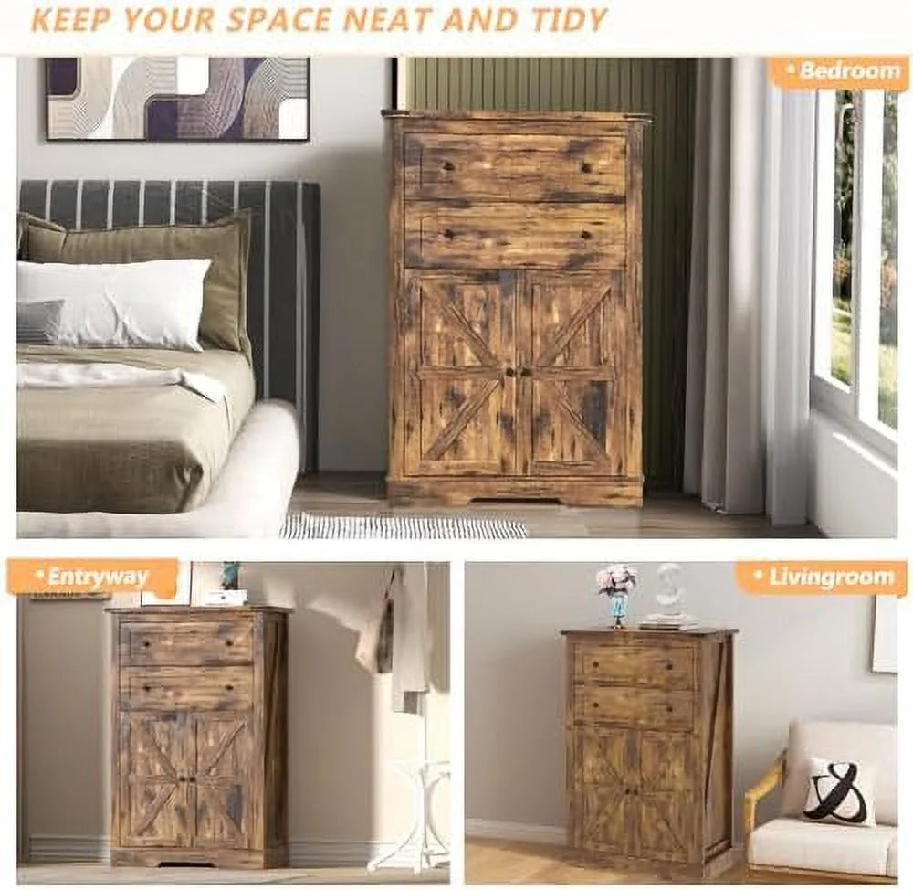 White Farmhouse Dresser L5814