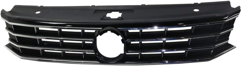 Painted Black Plastic Grille Assembly for Volkswagen Passat 2016 2017 2018 P1952