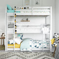 Twin Over Twin Over Twin Convertible Bunk Bed Q89988