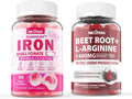 Iron Filled Gummies 26mg + Beet Root Gummies V631314