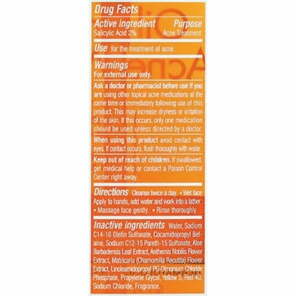 Oil-Free Acne Wash 9.10 oz 6 Pack O354039
