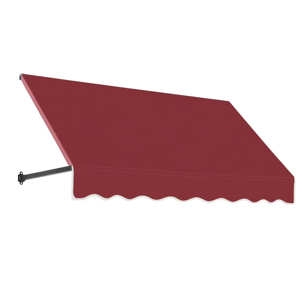 Burgundy Acrylic Fixed Awning G5998