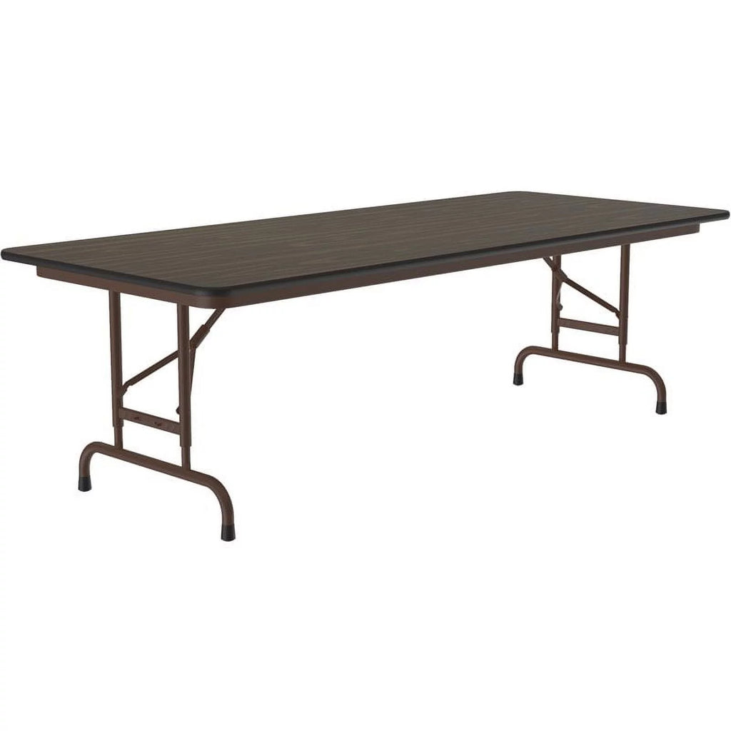 Adjustable Height Folding Table in Walnut J649834