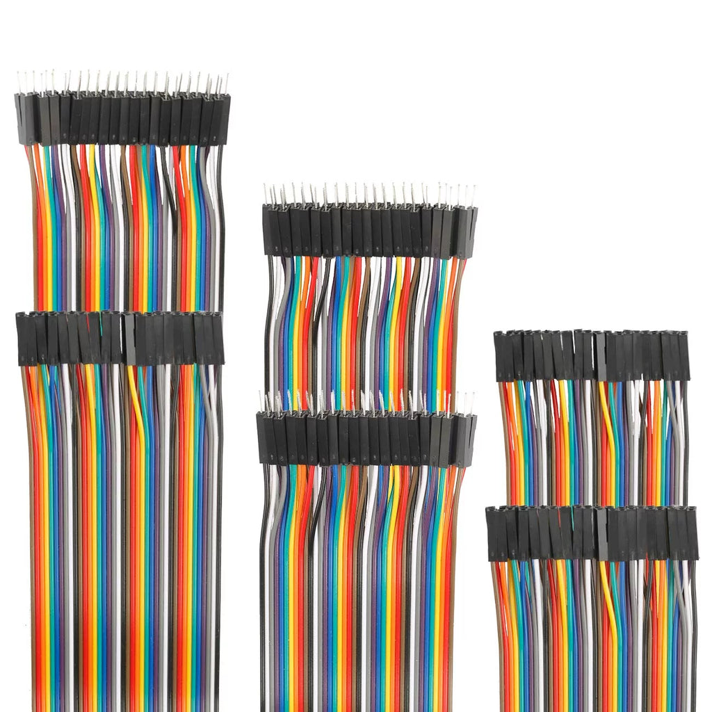 120pcs Breadboard Jumper Wires 20cm Male to Female E848968