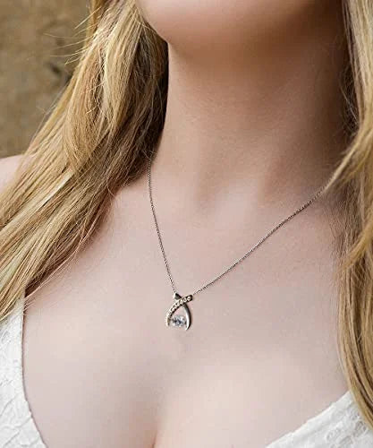 Wife Wishbone Dancing Necklace Q749141
