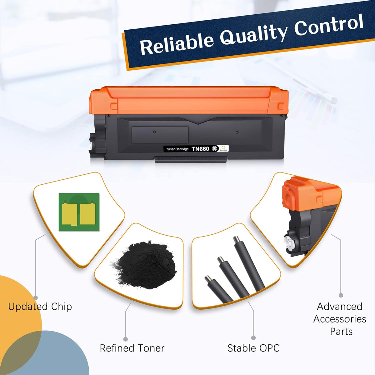 Compatible Toner Cartridge 4-Pack Black M462