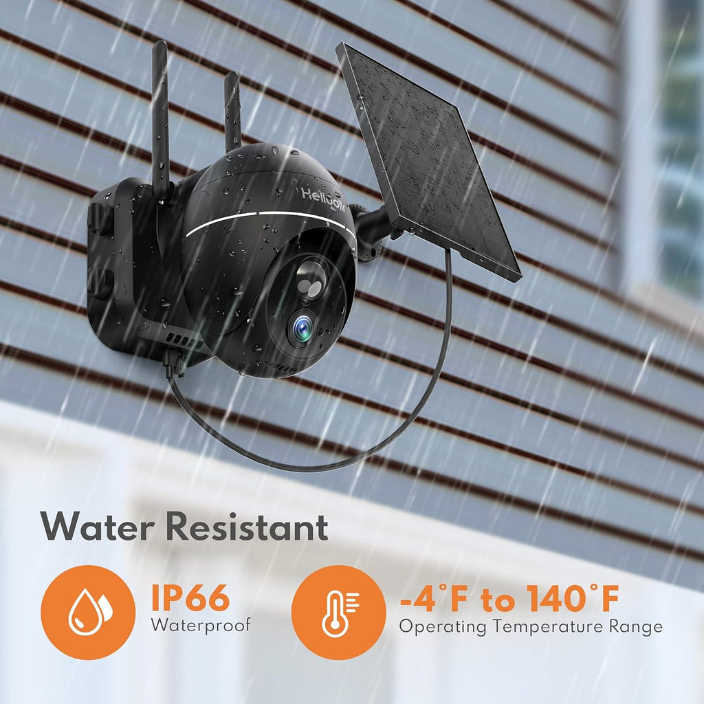 Outdoor Security Camera with Solar Panel O33220