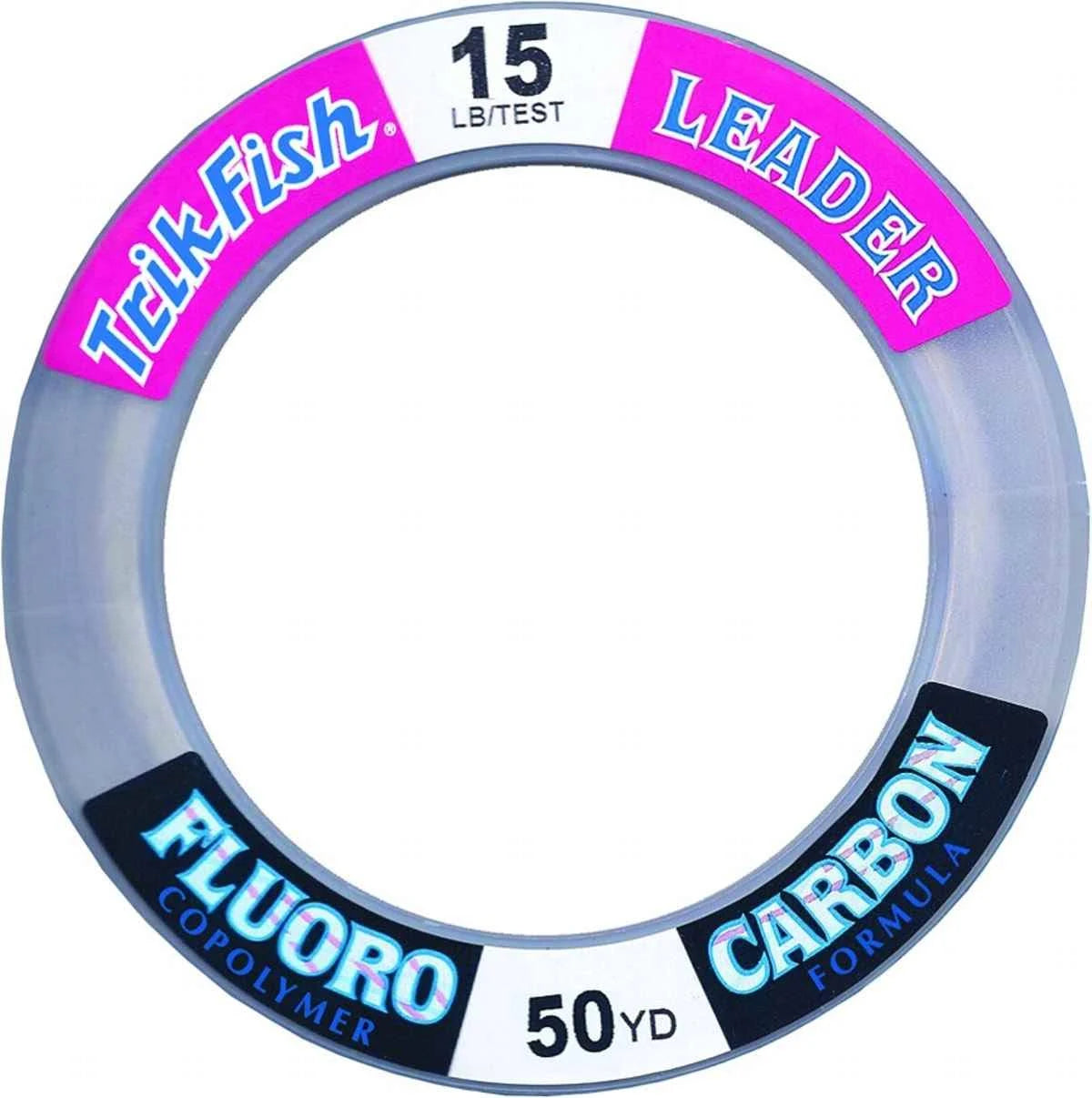 Fluorocarbon Leader Wrist Spool 15lb 50yds Clear A793145