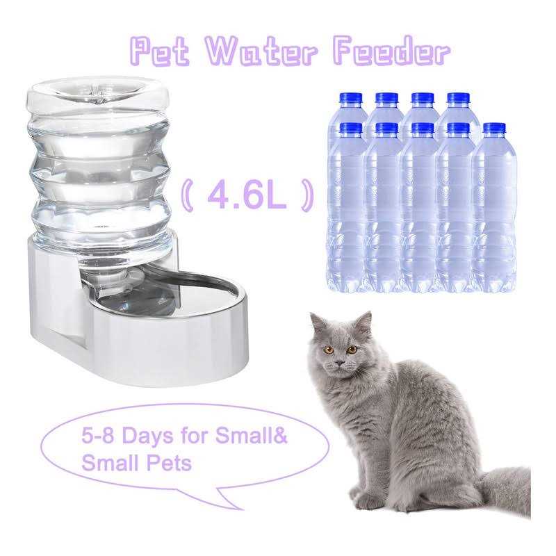 Automatic Bpa-free Stainless Steel Pet Waterer F8118