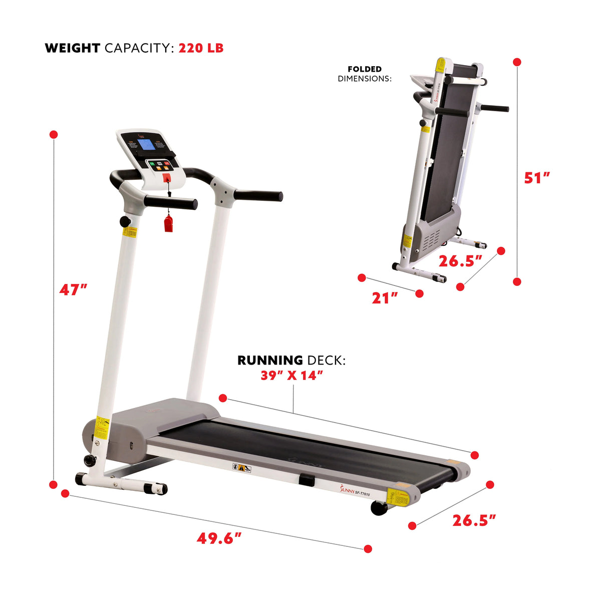 Motorized Foldable Treadmill N9204