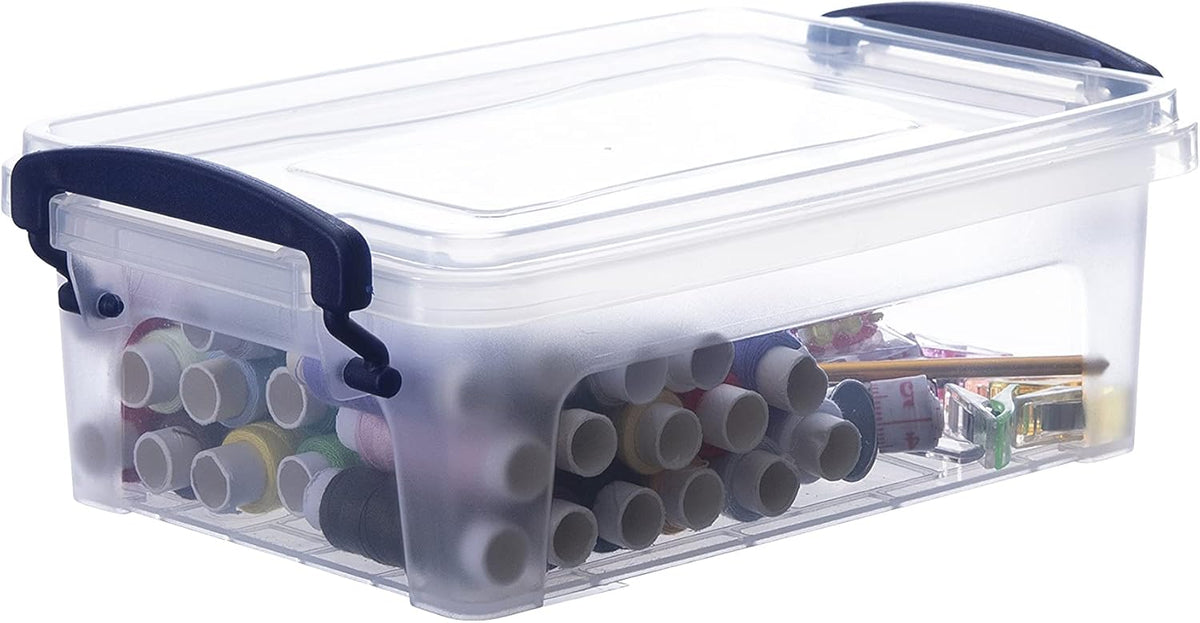 Clear Plastic Storage Bins with Lids F5149