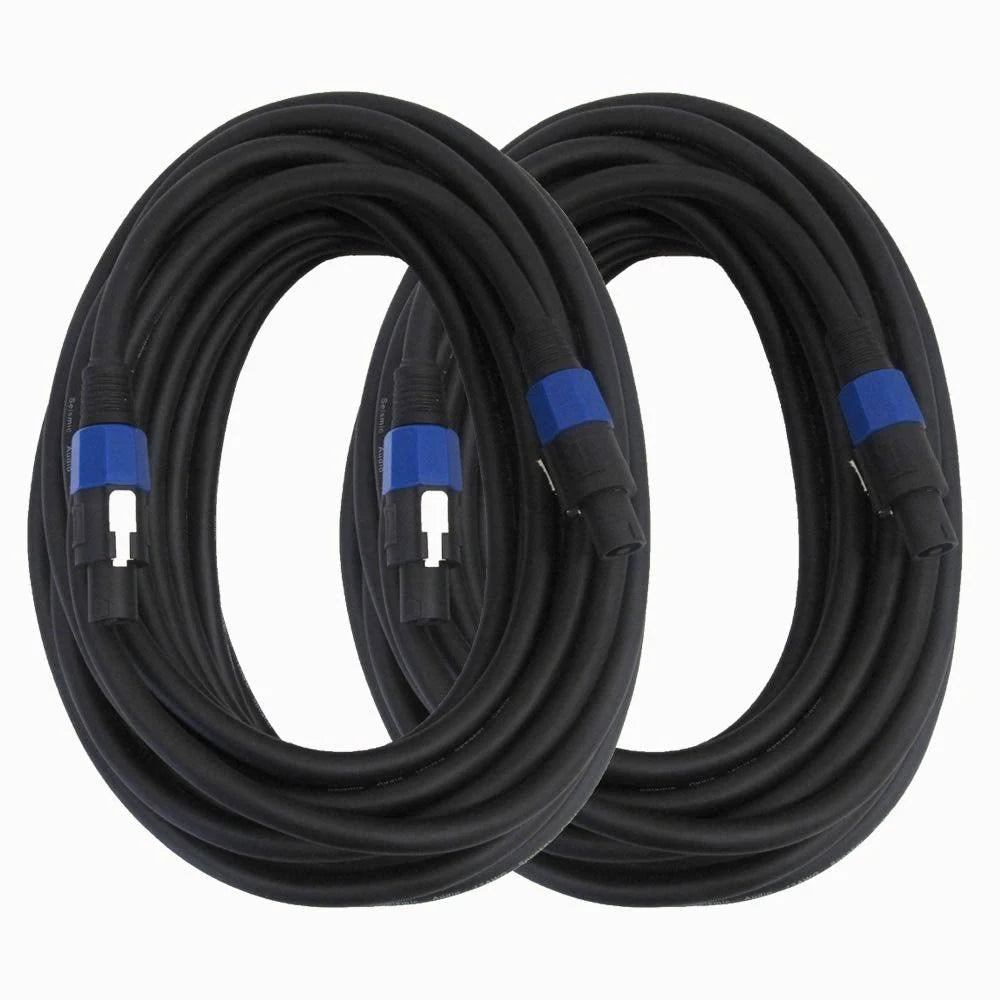 50& Speakon Speaker Cable 4 Conductor Black K7888