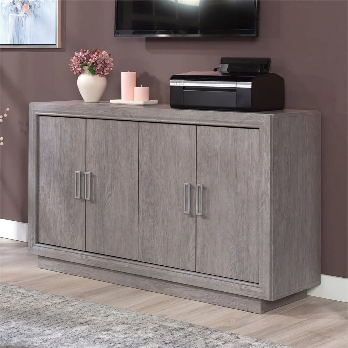 Modern Engineered Wood Credenza A50693