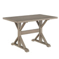Weathered Gray Trestle Table A955
