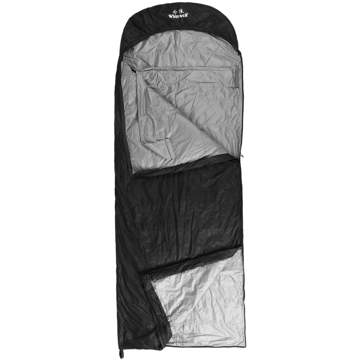 95% White Goose Down Lightweight Sleeping Bag 210x80cm with Storage Bag N392