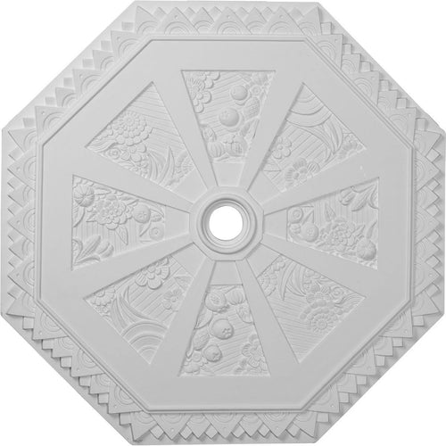 29 1/8x22OD x 2 1/4x22ID x 1 1/8x22P Spring Octagonal Ceiling Medallion K5322