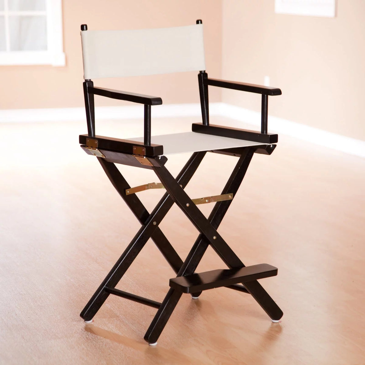 24 Inch Director's Chair Black Frame-Green Canvas V489