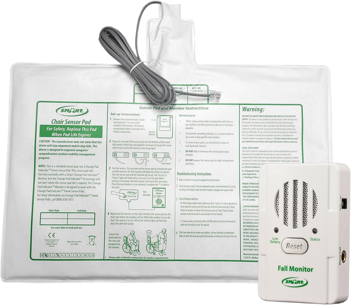Exit Alarm with Chair Pressure Sensing Pad X283013